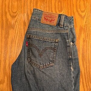 Levis superlow loose straight jeans